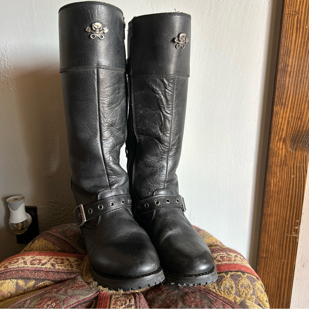 Xelement Women's Biker Boots X93009 in size 9